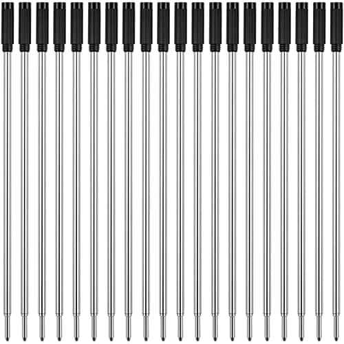 Unibene Cross Compatible Ballpoint Pen Refills 20 Pack, 1.0mm Medium Point | Smooth German Ink Refill for Cross Pens thumbnail 1