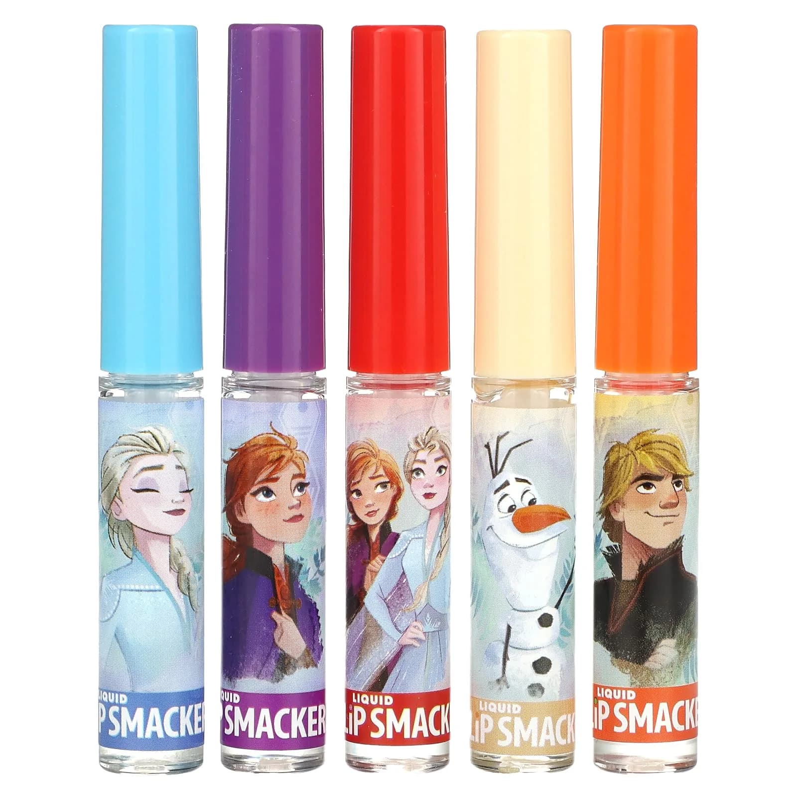 Lip Smacker Liquid Lip Gloss Friendship Pack, 5 Count | Glossy Finish, Hydrating Formula — Disney Frozen 2