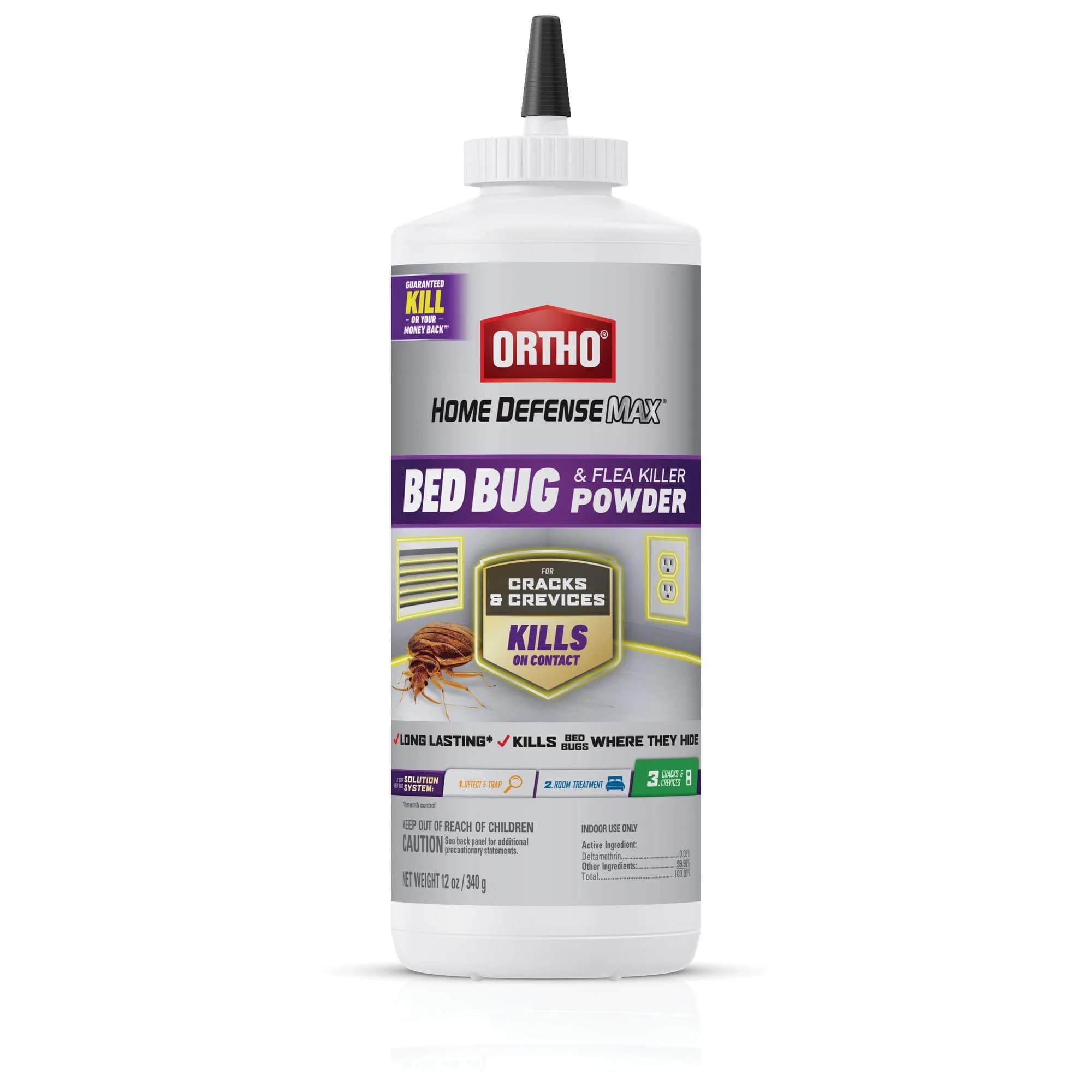 Ortho Home Defense Max Bed Bug Trap, 2 Traps | Detect & Trap Bed Bugs — Powder