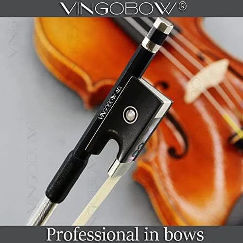 VINGOBOW 100V Carbon Fiber Violin Bow Full 4/4 Size | Advanced Performance, Warm Clear Tone thumbnail 7