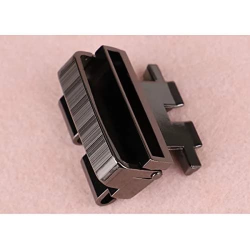 McFanBe Single Prong Belt Buckle 38mm (1.5 Inches) | Grey Polished Alloy Replacement Buckle thumbnail 5