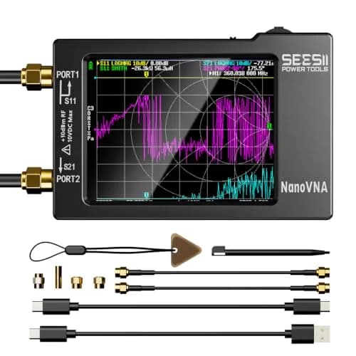 Seesii Nanovna-H Vector Network Analyzer,HW3.7 9KHz-1.5GHz, Portable Antenna & RF Test Tool thumbnail 1