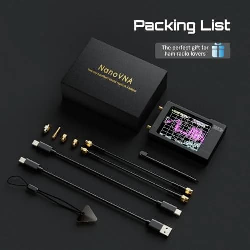 Seesii Nanovna-H Vector Network Analyzer,HW3.7 9KHz-1.5GHz, Portable Antenna & RF Test Tool thumbnail 8