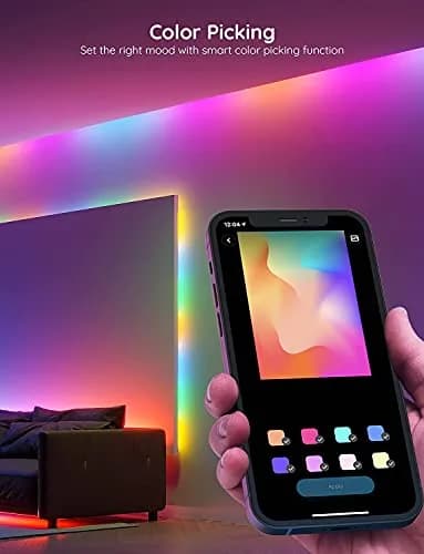 Govee RGBIC LED Strip Lights 5m (16.4ft) | Smart App Control for Bedroom thumbnail 5