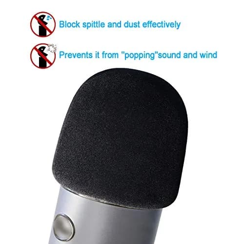 YOUSHARES Blue Yeti Windscreen with Flocking Surface | Professional Mic Pop Filter for Blue Yeti & Yeti Pro Microphones thumbnail 5