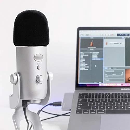 YOUSHARES Blue Yeti Windscreen with Flocking Surface | Professional Mic Pop Filter for Blue Yeti & Yeti Pro Microphones thumbnail 7