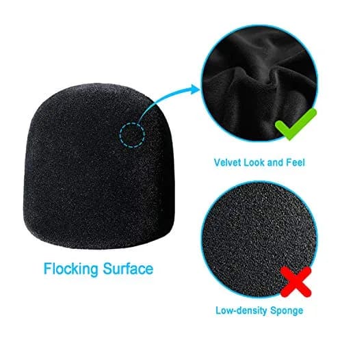 YOUSHARES Blue Yeti Windscreen with Flocking Surface | Professional Mic Pop Filter for Blue Yeti & Yeti Pro Microphones thumbnail 3