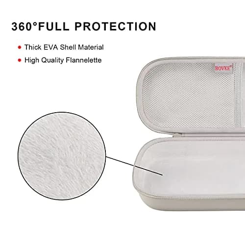 BOVKE Travel Carrying Case Compatible with 3M Littmann Classic III, Lightweight II S.E, MDF Acoustica Deluxe Stethoscopes – Extra Room for Accessories, Grey | Portable & Durable thumbnail 4