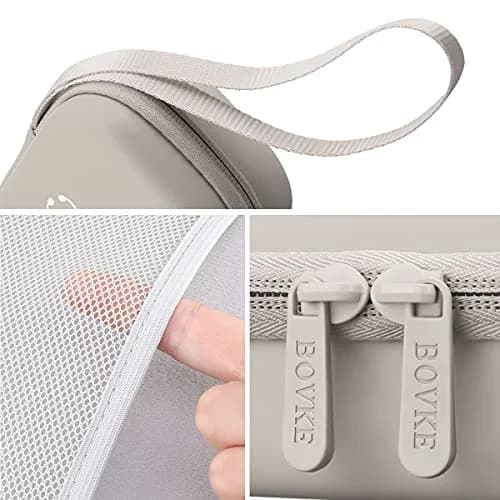 BOVKE Travel Carrying Case Compatible with 3M Littmann Classic III, Lightweight II S.E, MDF Acoustica Deluxe Stethoscopes – Extra Room for Accessories, Grey | Portable & Durable thumbnail 5