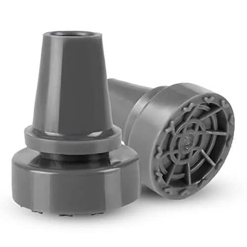 Pongnas Rubber Cane Tip Pad 2.2cm | 360° Rotating, Anti-Slip, Steel Support thumbnail 1