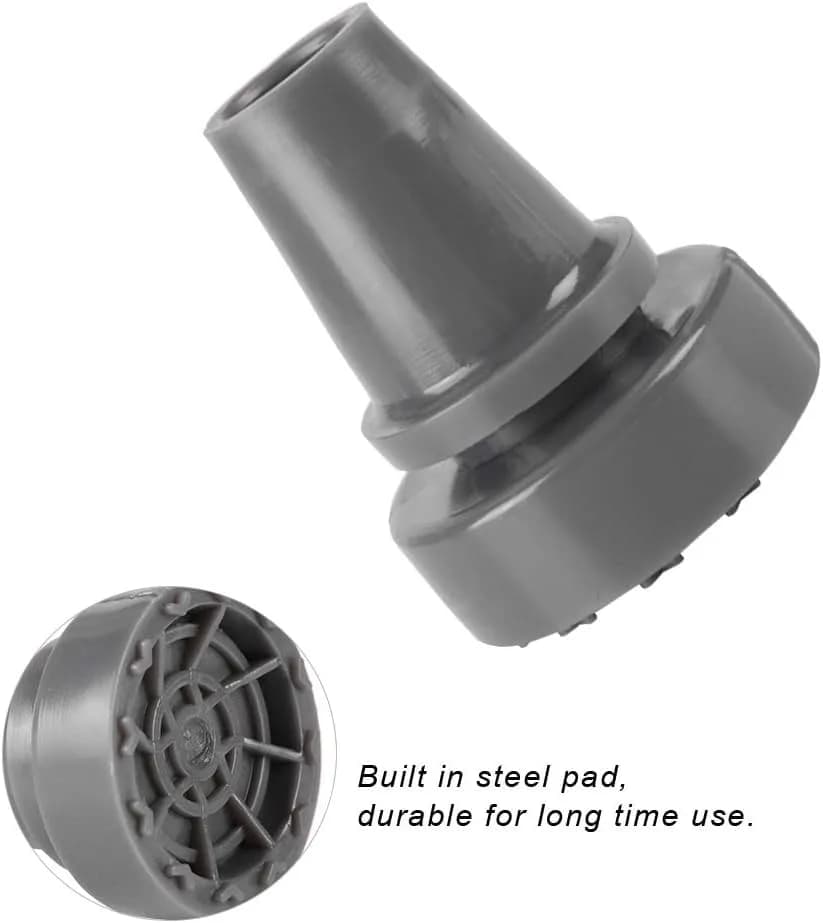 Pongnas Rubber Cane Tip Pad 2.2cm | 360° Rotating, Anti-Slip, Steel Support thumbnail 7