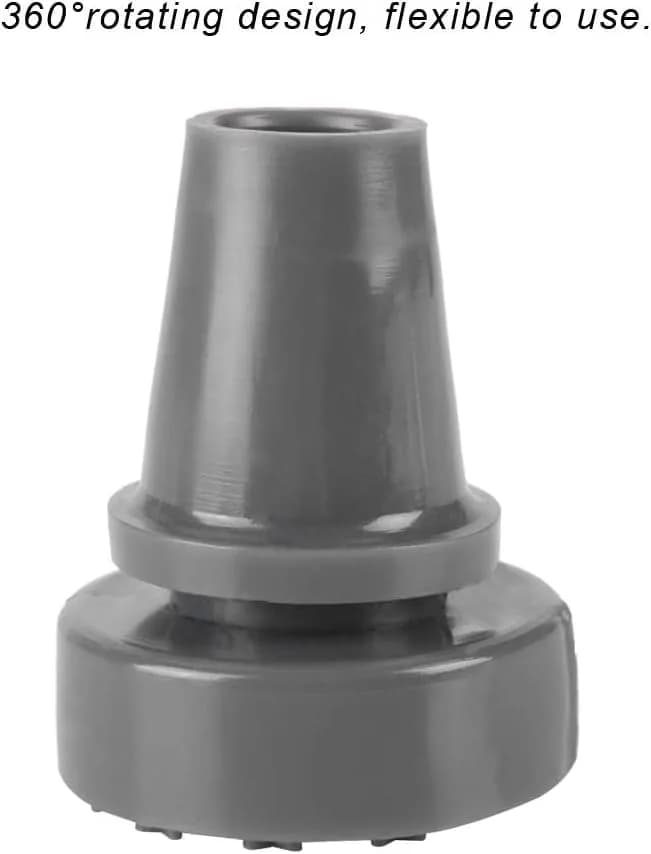 Pongnas Rubber Cane Tip Pad 2.2cm | 360° Rotating, Anti-Slip, Steel Support thumbnail 8