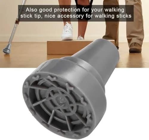 Pongnas Rubber Cane Tip Pad 2.2cm | 360° Rotating, Anti-Slip, Steel Support thumbnail 12