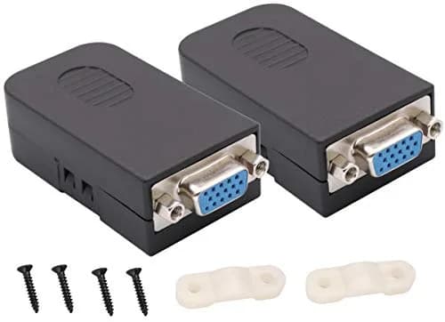 AAOTOKK VGA Screw Terminal Block Adapter Female to Female 15+1 Pin 2-Pack | Connects VGA Devices to Screw Terminals thumbnail 5