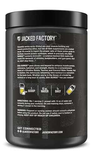 Jacked Factory EAA Surge Essential Amino Acids Powder | Supports Muscle Growth & Recovery in India thumbnail 6