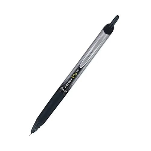 PILOT Precise V10 RT Retractable Ball Pens 1.0mm Black | Smooth Liquid Ink, Bold Point, Refillable, 12-Pack thumbnail 5