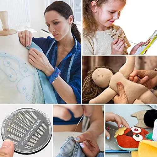 Marcoon Large Sewing Kit, 200 Premium Supplies, 41 XL Thread Spools | Perfect for Travel, Beginners, DIY thumbnail 7