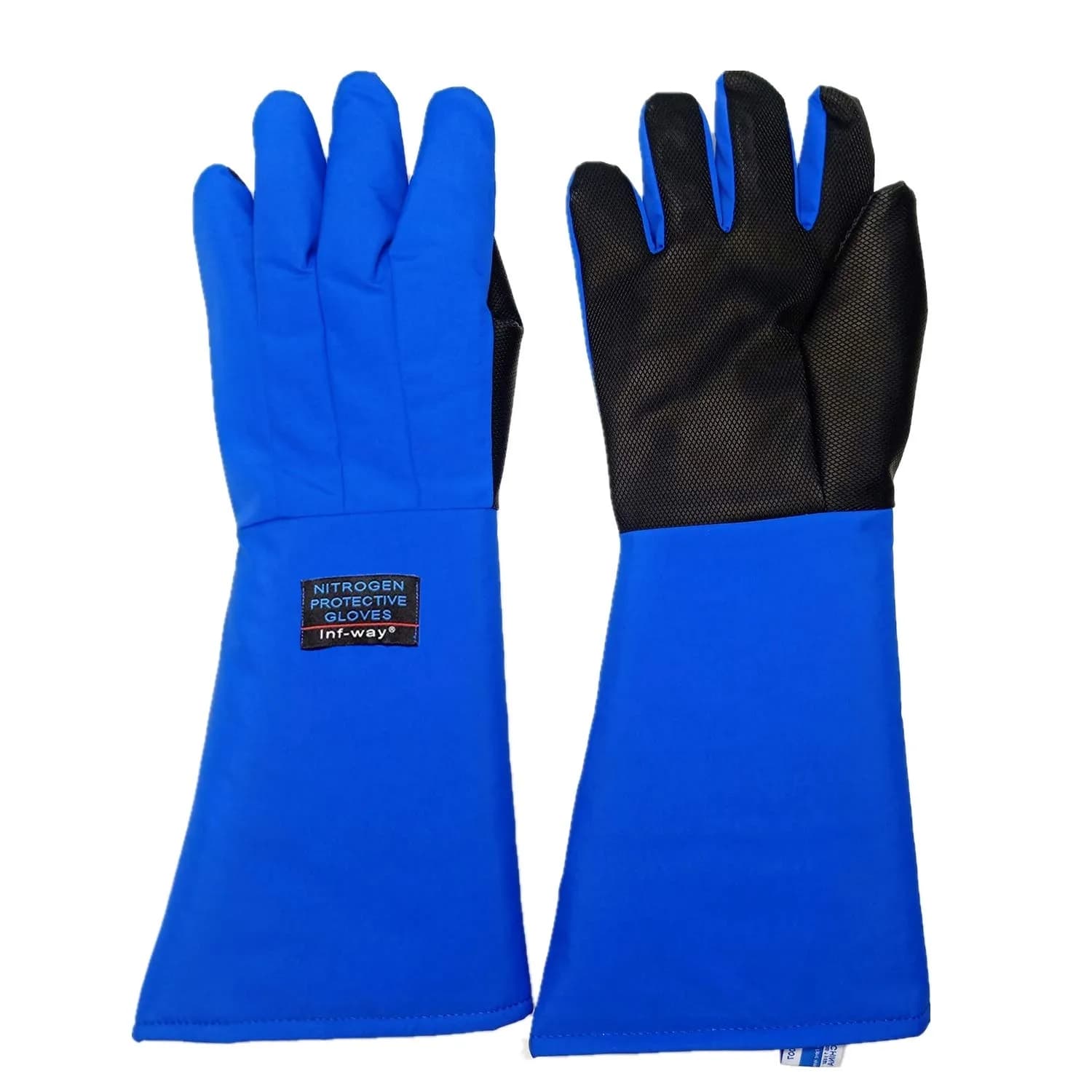 Inf-way Black Elbow Length/19" Cryogenic Gloves - Certified for Extreme Cold Protection