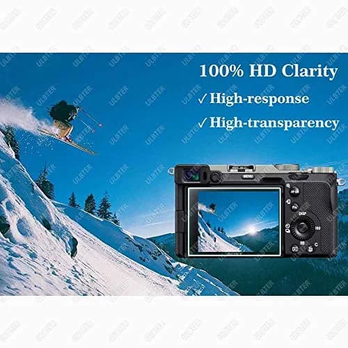 ULBTER Tempered Glass Screen Protector for Sony RX10 IV III II I LCD Camera | 3+2 Pack thumbnail 6