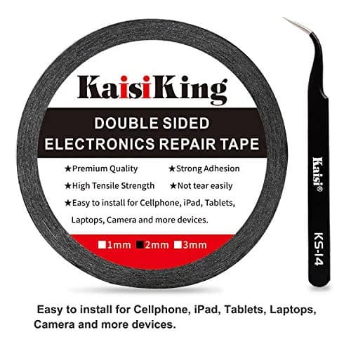 Kaisiking 2mm LCD Repair Tape for Phone Screen | Waterproof Adhesive Tape with Tweezers, 50M thumbnail 9