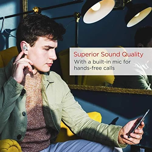 Motorola Tech3 True Wireless Earbuds with Charging Case | 7 Hours Playtime + 11 Hours Case | IPX5 Water Resistant thumbnail 5