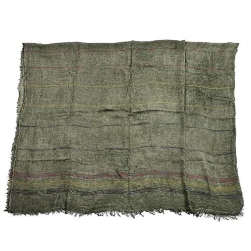 Kangqifen Unisex Striped Cotton Linen Scarf 75 x 35 inches | Lightweight & Soft for All Seasons thumbnail 3