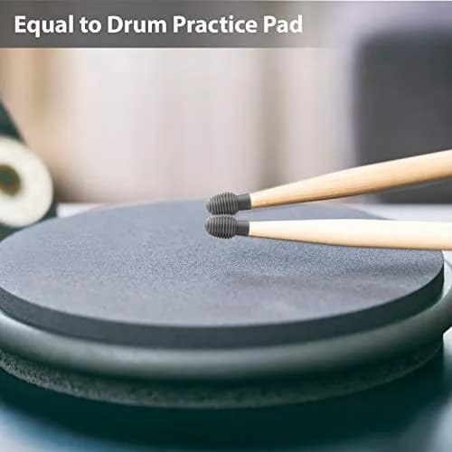Frienda Grey 4 pcs Drumstick Dampeners Silicone Practice Tips | Noise-Reducing Percussion Accessories thumbnail 3