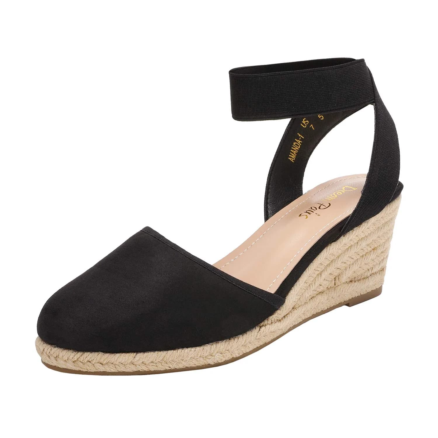 DREAM PAIRS Women's Ankle Strap Wedge Sandals 10 | Stylish Comfort for Summer - main product image