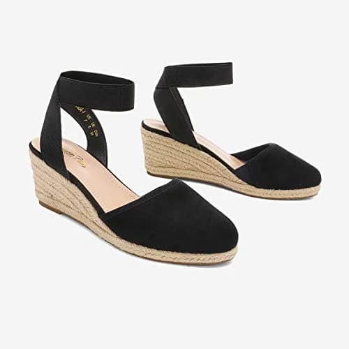DREAM PAIRS Women's Ankle Strap Wedge Sandals 10 | Stylish Comfort for Summer thumbnail 6