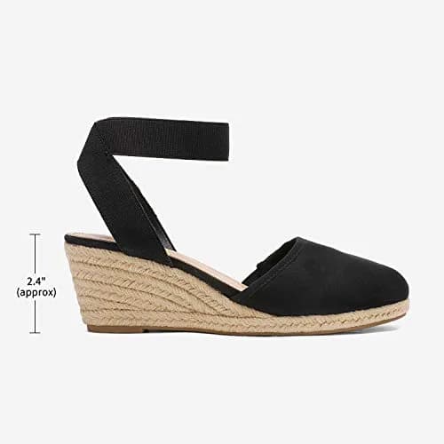 DREAM PAIRS Women's Ankle Strap Wedge Sandals 10 | Stylish Comfort for Summer thumbnail 5