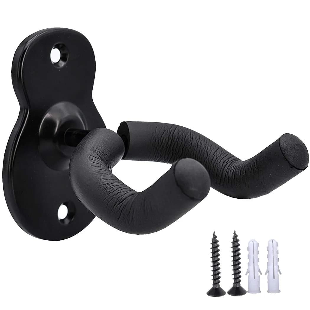 Sound harbor Guitar Wall Mount Hanger for All Guitar Sizes | Deep 'U' Cradle for Secure Display