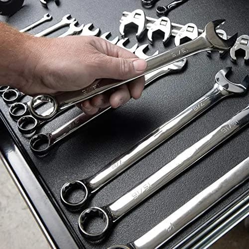ToolTex Heavy-Duty No-Slip Tool Box Liner 24" x 10' (61cm x 3m) | Keeps Tools Secure & Drawers Organized thumbnail 9