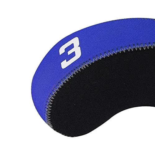 Craftsman Golf 11pcs Neoprene Iron Headcover Set with Large Numbers, Blue & Black | Protects Irons from Damage thumbnail 3