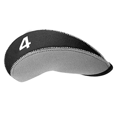 CRAFTSMAN GOLF Gray & Black 11pcs Neoprene Iron Headcover Set with Large Numbers | Protects Irons During Play & Travel thumbnail 6