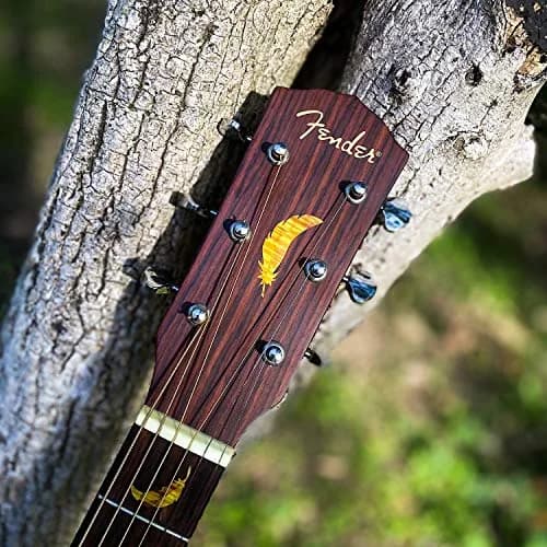 Inlay Sticker's Jockomo Flight Feathers Fret Markers for Guitars (Tobacco Burst) | Realistic Inlay Look thumbnail 3