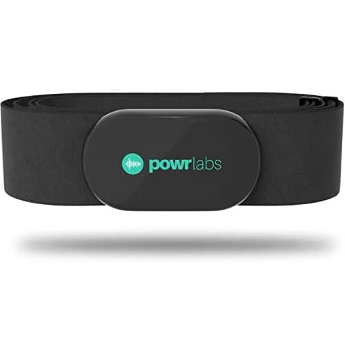 POWR LABS Bluetooth ANT+ Heart Rate Monitor Chest Strap | Dual Connectivity, IPX67 Sweatproof, Adjustable Fit (61 x 1.5 x 0.15 inches) thumbnail 1