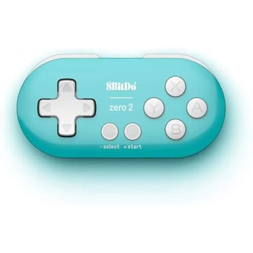 8Bitdo Zero 2 Bluetooth Mini Gamepad Controller Turquoise Edition | Compatible with Switch, Windows, Android, macOS, Raspberry Pi thumbnail 5