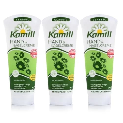 Kamill Classic Hand & Nail Cream with Bio Chamomile & Bisabolol 300ml (10.14 Fl Oz) | Soothing Care for Normal Skin thumbnail 1