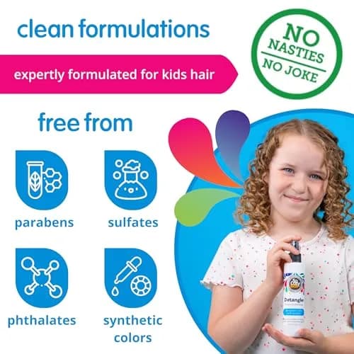 SO COZY Kids 2-in-1 Detangler & Leave In Conditioner Spray 156ml (5.2 Fl Oz) | Strengthens & Softens Hair thumbnail 5