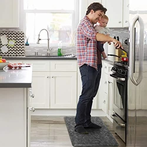 KMAT Anti-Fatigue Kitchen Mat 51cm x 76cm (20" x 30") | Cushioned Comfort for Home & Office thumbnail 6