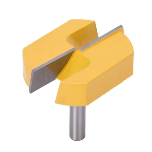 ViaGasaFamido 8mm Shank Router Bit | 57x40x15mm Bottom Cleaning for Woodworking thumbnail 2
