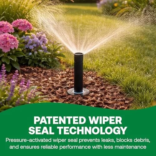 Rain Bird 1804VAN 1800 Series Professional Pop-Up Sprinkler Head 4 Inch (10.16 cm) Pack of 4 | Adjustable 0-360 Degree Arc Nozzle Pattern thumbnail 6