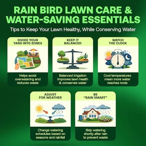 Rain Bird 1804VAN 1800 Series Professional Pop-Up Sprinkler Head 4 Inch (10.16 cm) Pack of 4 | Adjustable 0-360 Degree Arc Nozzle Pattern thumbnail 7
