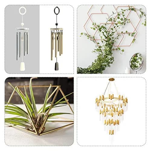 uxcell Brass Round Tube 8mm OD 1mm Wall 30mm Length Seamless Pipe Tubing | 10 Pcs for DIY Crafts thumbnail 5
