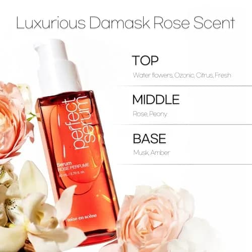 Mise En Scene Perfect Rose Perfume Serum 80ml (2.70 Fl Oz) | Korean Hair Care Heat Protectant thumbnail 7