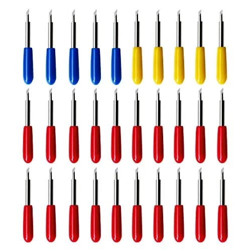 TTSAM 30 Pcs Replacement Blades for Cricut Explore Air 2 & Maker, 30/45/60 Degree Cutting Plotter Needles | Pack of 30 thumbnail 1