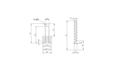 POLISI3D Pellet Feeding Screw Rod & Heat Break Tube | Stainless Steel & Hardened Steel (70-120c) thumbnail 2
