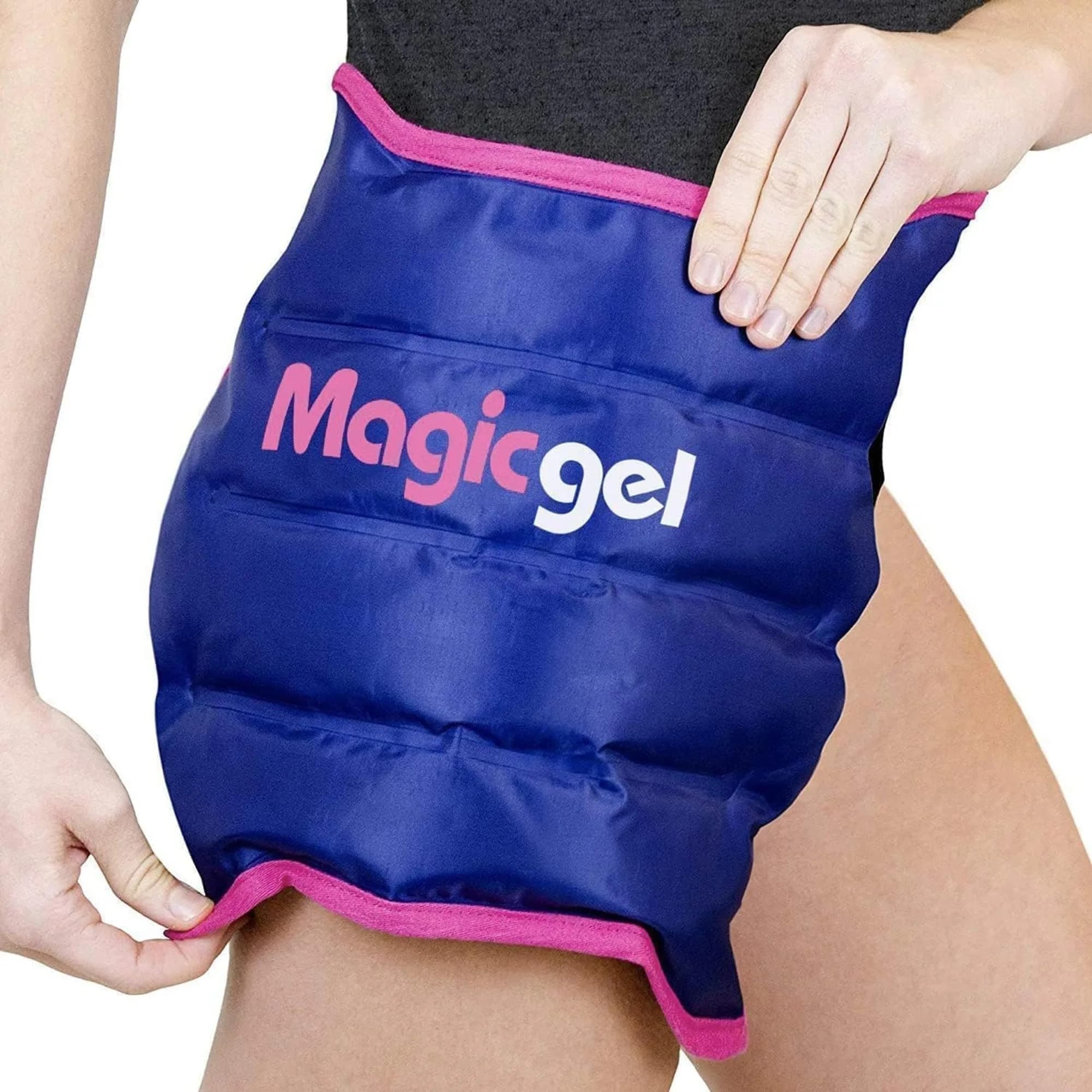 Magic Gel Extra Large Hip Ice Pack Wrap | Reusable Cold Pack for Hip Bursitis & Surgery Relief — Blue
