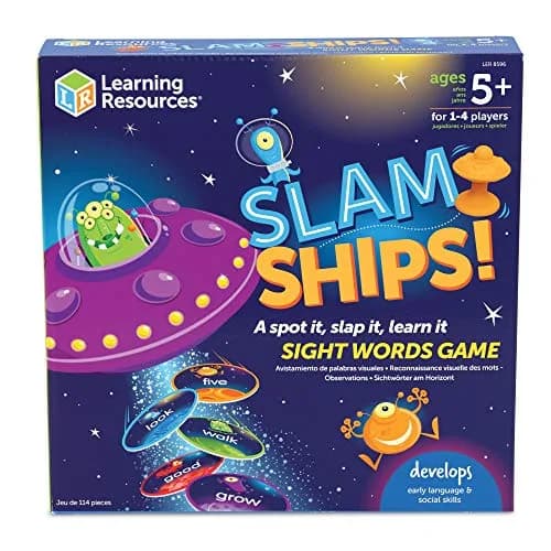 Learning Resources Slam Ships Sight Words Game for Kids Ages 5+, 220 Dolch Sight Words thumbnail 7