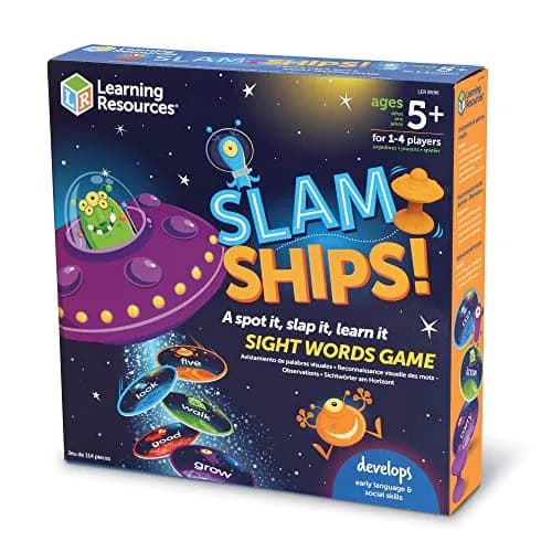 Learning Resources Slam Ships Sight Words Game for Kids Ages 5+, 220 Dolch Sight Words thumbnail 8